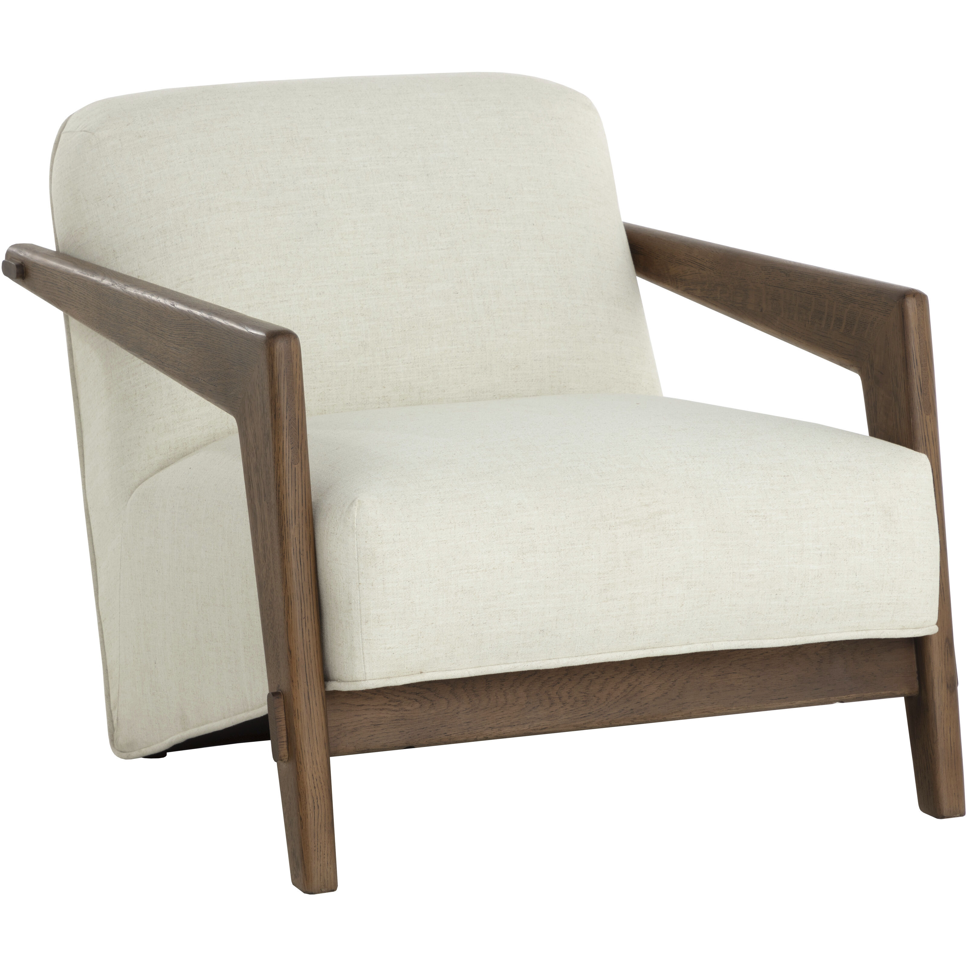 Bosco Geralt Linen Lounge Chair